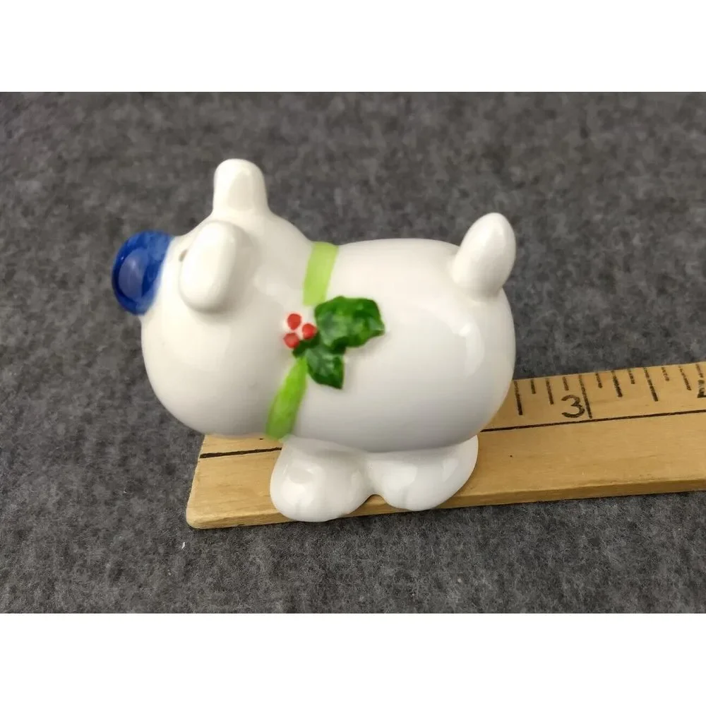 Ziggy & Fuzz Ceramic Salt & Pepper Shakers 1970s‎ Christmas Tom Wilson Japan VTG